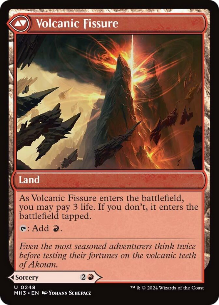 Sundering Eruption // Volcanic Fissure [Modern Horizons 3] - Magic: The Gathering - Card Brawlers | Quebec | Canada |