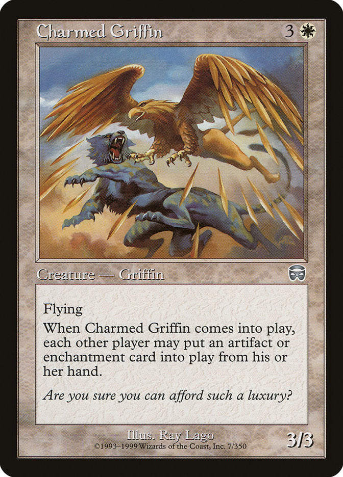 Charmed Griffin [Mercadian Masques] - Magic: The Gathering - Card Brawlers | Quebec | Canada |