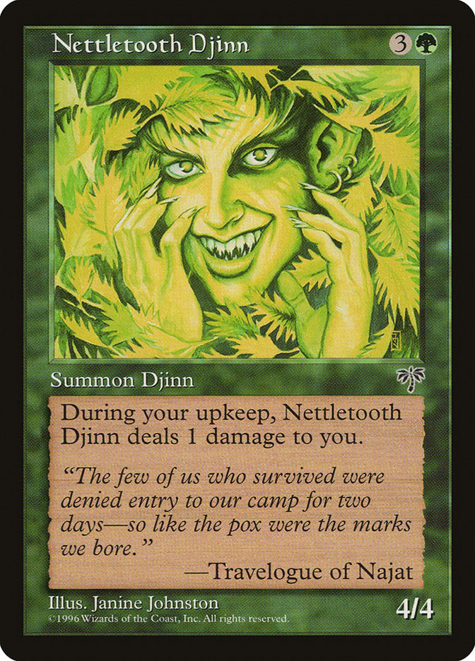 Nettletooth Djinn [Mirage] - Magic: The Gathering - Card Brawlers | Quebec | Canada |