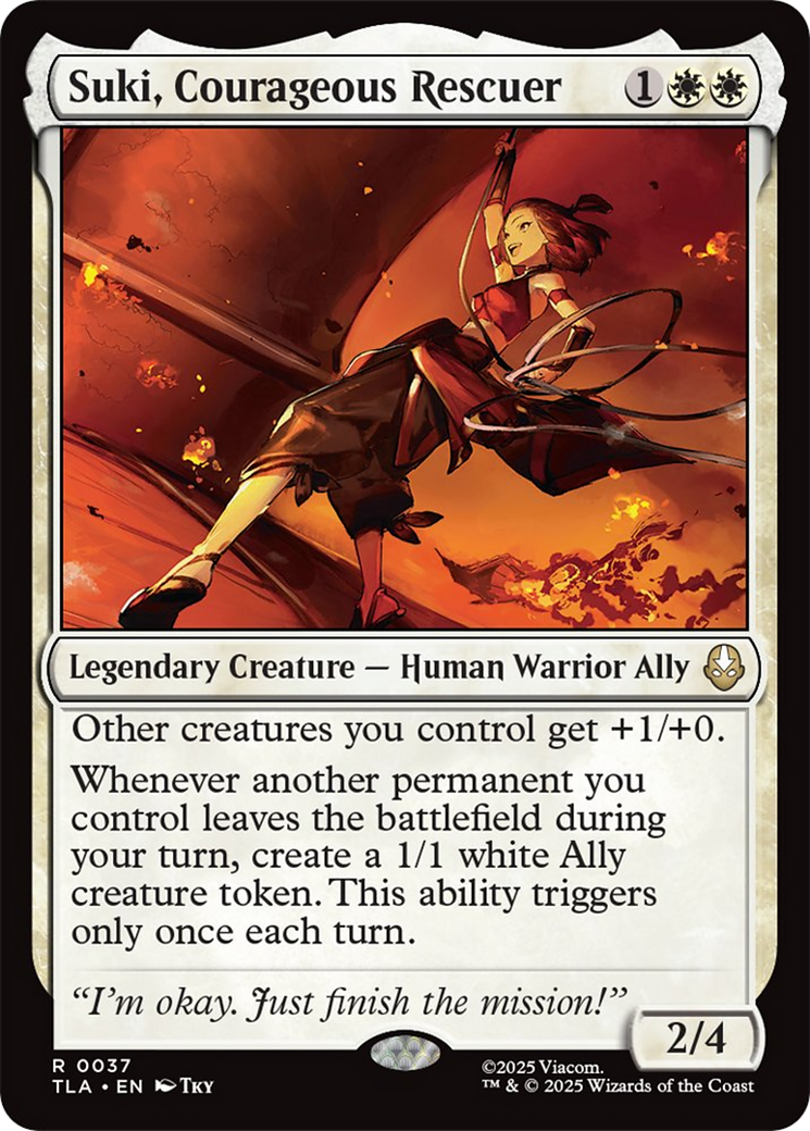 Suki, Courageous Rescuer [Avatar: The Last Airbender] - Magic: The Gathering - Card Brawlers | Quebec | Canada |