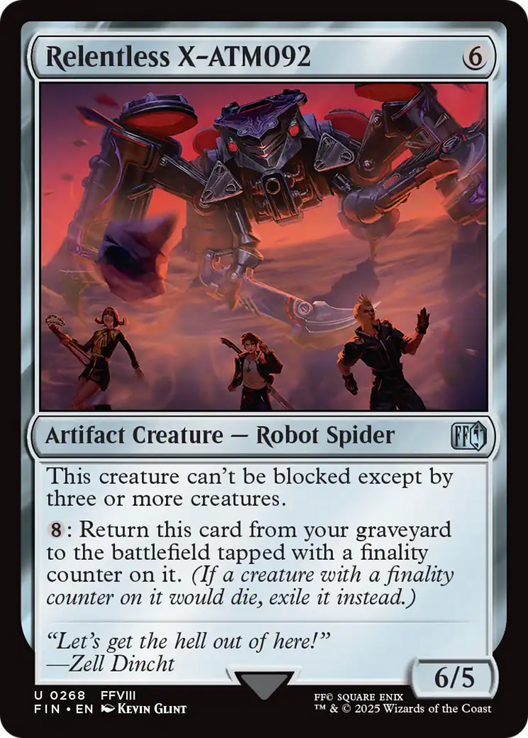 Relentless X-ATM092 [FINAL FANTASY] - Magic: The Gathering - Card Brawlers | Quebec | Canada |