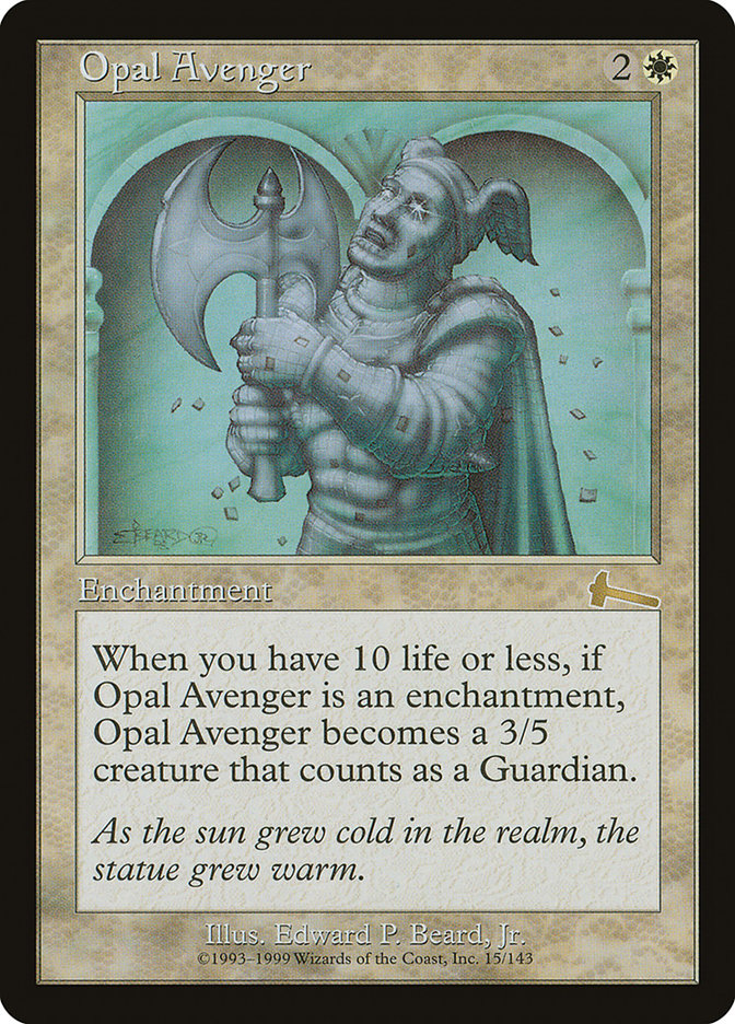 Opal Avenger [Urza's Legacy] - Magic: The Gathering - Card Brawlers | Quebec | Canada |