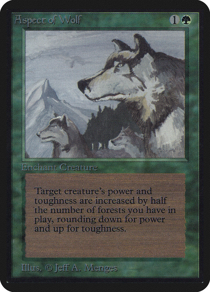Aspect of Wolf [Alpha Edition] - Magic: The Gathering - Card Brawlers | Quebec | Canada |