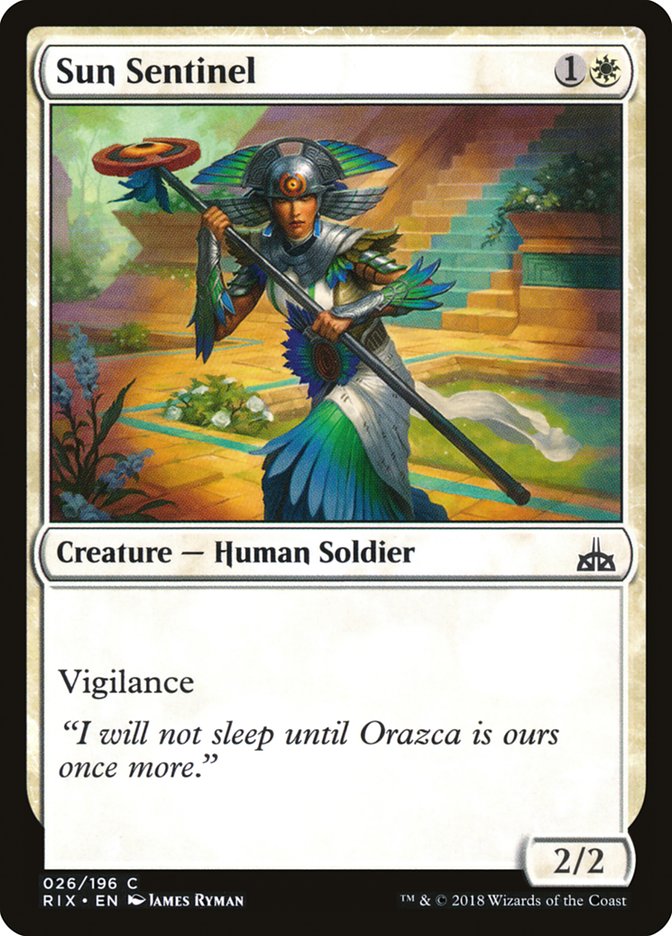 Sun Sentinel [Rivals of Ixalan] - Magic: The Gathering - Card Brawlers | Quebec | Canada |