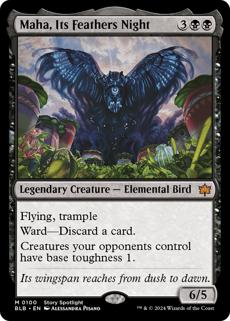 Maha, Its Feathers Night [Bloomburrow] - Magic: The Gathering - Card Brawlers | Quebec | Canada |