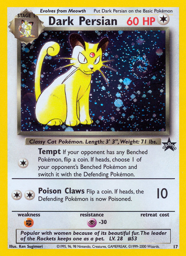 Dark Persian (17) [Wizards of the Coast: Black Star Promos] - Pokémon - Card Brawlers | Quebec | Canada |