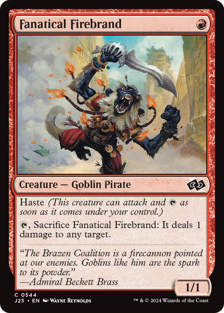 Fanatical Firebrand [Foundations Jumpstart] - Magic: The Gathering - Card Brawlers | Quebec | Canada |
