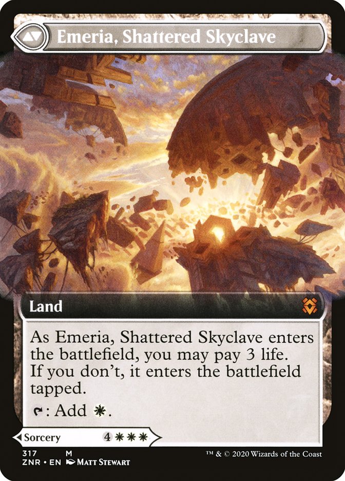 Emeria's Call // Emeria, Shattered Skyclave (Extended Art) [Zendikar Rising] - Magic: The Gathering - Card Brawlers | Quebec | Canada |