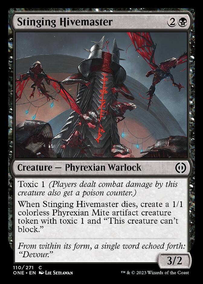 Stinging Hivemaster [Phyrexia: All Will Be One] - Magic: The Gathering - Card Brawlers | Quebec | Canada |