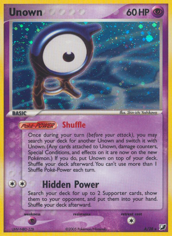 Unown (A/28) [EX: Unseen Forces] - Pokémon - Card Brawlers | Quebec | Canada |