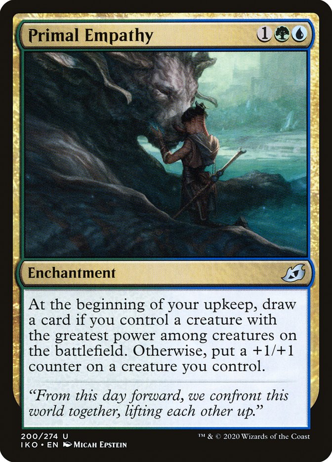 Primal Empathy [Ikoria: Lair of Behemoths] - Magic: The Gathering - Card Brawlers | Quebec | Canada |
