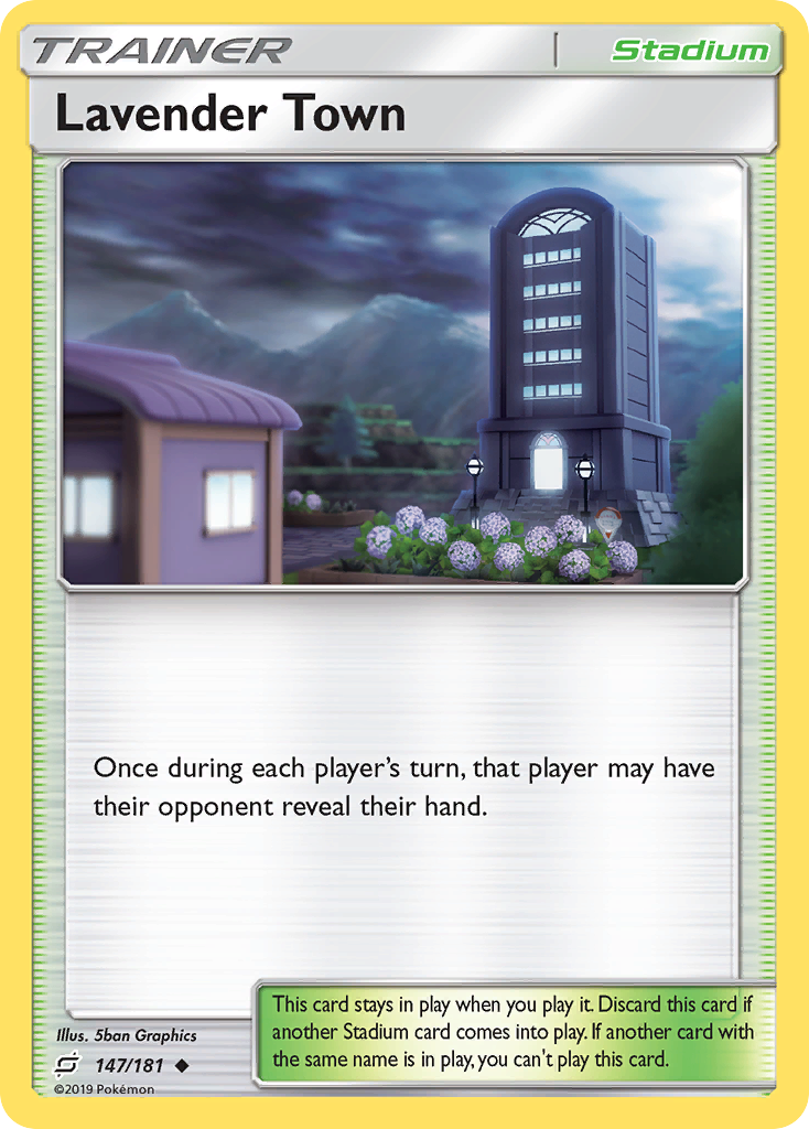 Lavender Town (147/181) [Sun & Moon: Team Up] - Pokémon - Card Brawlers | Quebec | Canada |