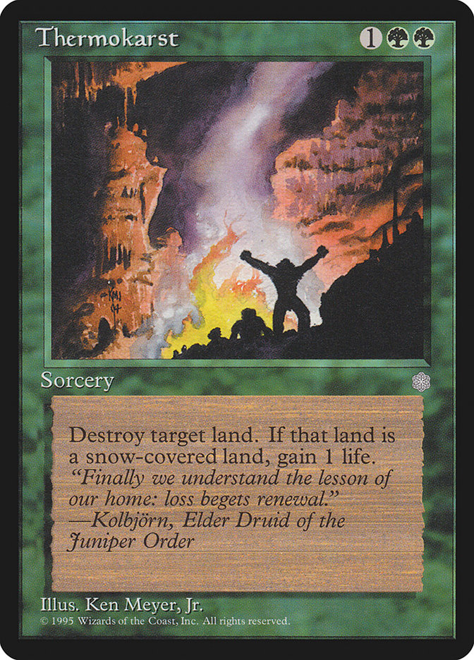 Thermokarst [Ice Age] - Magic: The Gathering - Card Brawlers | Quebec | Canada |