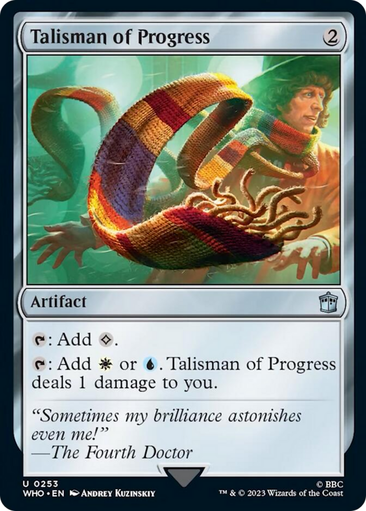 Talisman of Progress [Doctor Who] - Magic: The Gathering - Card Brawlers | Quebec | Canada |