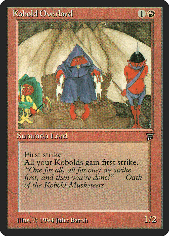 Kobold Overlord [Legends] - Magic: The Gathering - Card Brawlers | Quebec | Canada |