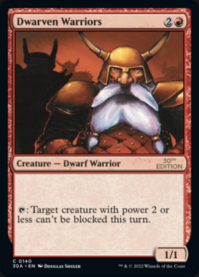 Dwarven Warriors [30th Anniversary Edition] - Magic: The Gathering - Card Brawlers | Quebec | Canada |
