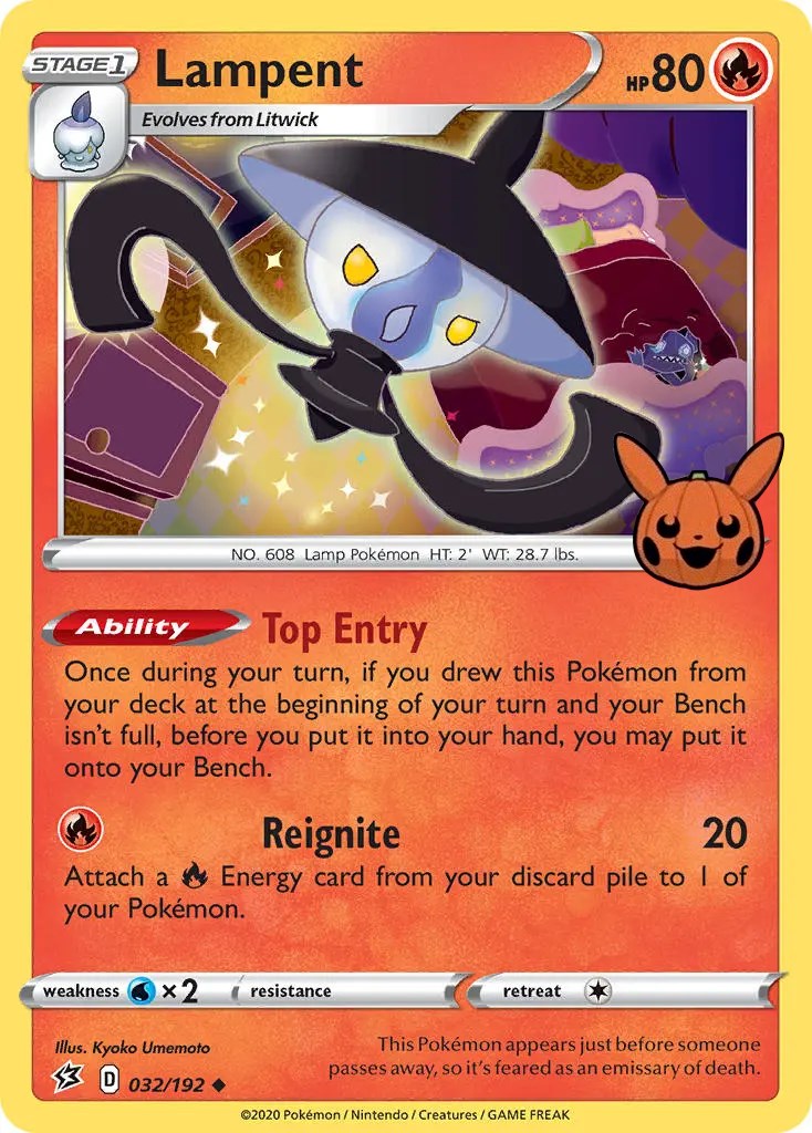 Lampent (032/192) [Trick or Trade] - Pokémon - Card Brawlers | Quebec | Canada |