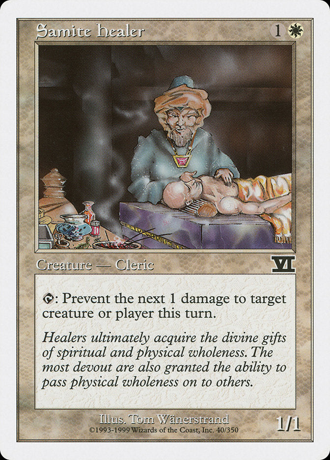 Samite Healer [Classic Sixth Edition] - Magic: The Gathering - Card Brawlers | Quebec | Canada |