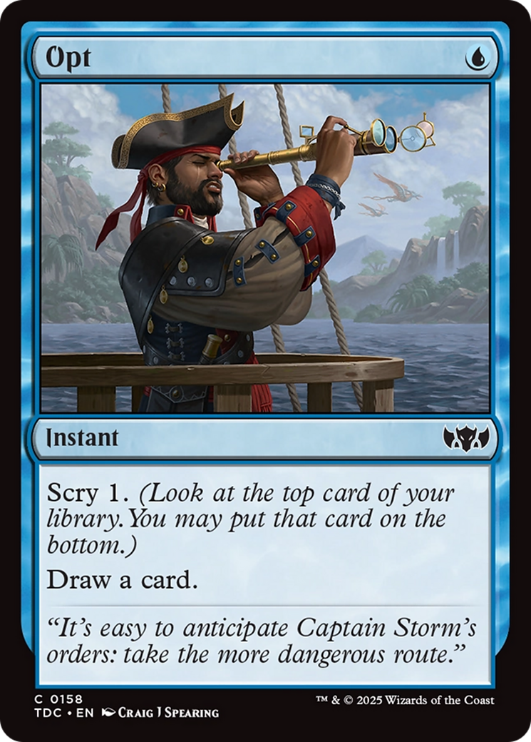 Opt [Tarkir: Dragonstorm Commander] - Magic: The Gathering - Card Brawlers | Quebec | Canada |
