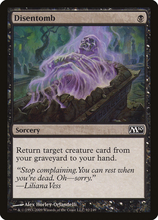 Disentomb [Magic 2010] - Magic: The Gathering - Card Brawlers | Quebec | Canada |