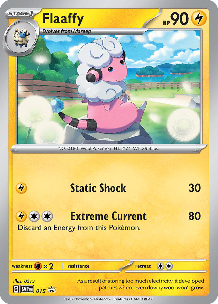 Flaaffy (015) [Scarlet & Violet: Black Star Promos] - Pokémon - Card Brawlers | Quebec | Canada |