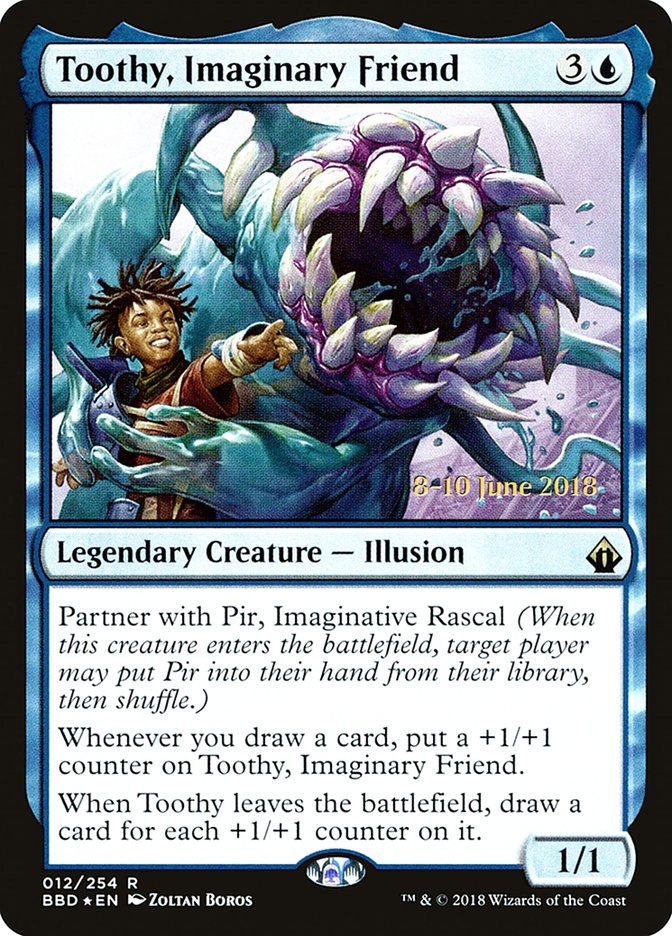 Toothy, Imaginary Friend [Battlebond Prerelease Promos] - Magic: The Gathering - Card Brawlers | Quebec | Canada |