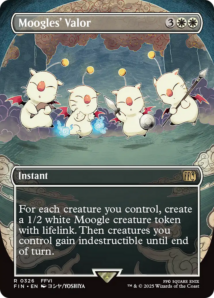 Moogles' Valor (Borderless) [FINAL FANTASY] - Magic: The Gathering - Card Brawlers | Quebec | Canada |
