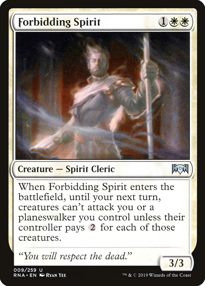 Forbidding Spirit [Ravnica Allegiance] - Magic: The Gathering - Card Brawlers | Quebec | Canada |