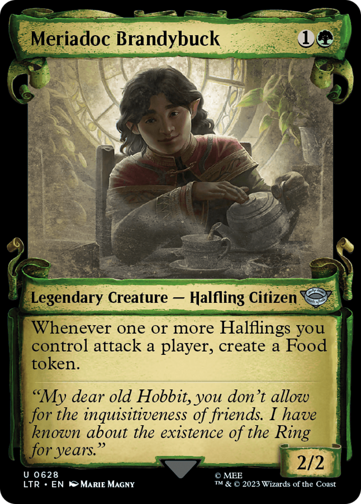 Meriadoc Brandybuck [The Lord of the Rings: Tales of Middle-Earth Showcase Scrolls] - Magic: The Gathering - Card Brawlers | Quebec | Canada |
