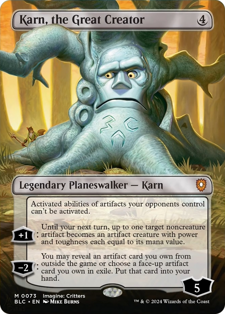 Karn, the Great Creator (Borderless) [Bloomburrow Commander] - Magic: The Gathering - Card Brawlers | Quebec | Canada |
