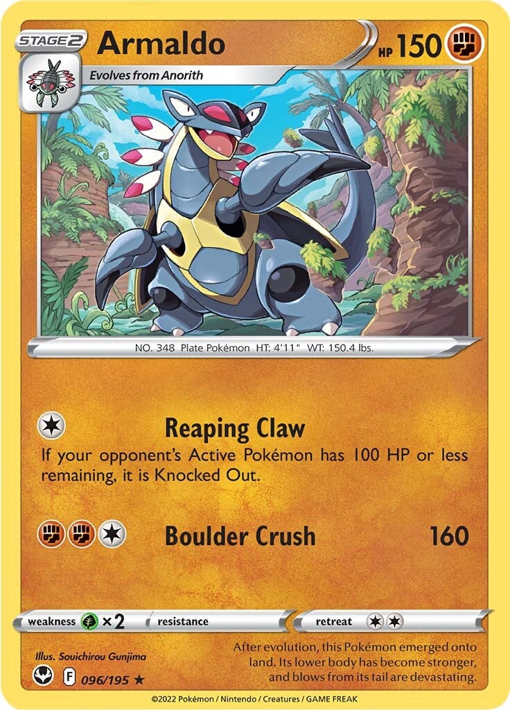 Armaldo (096/195) [Sword & Shield: Silver Tempest] - Pokémon - Card Brawlers | Quebec | Canada |