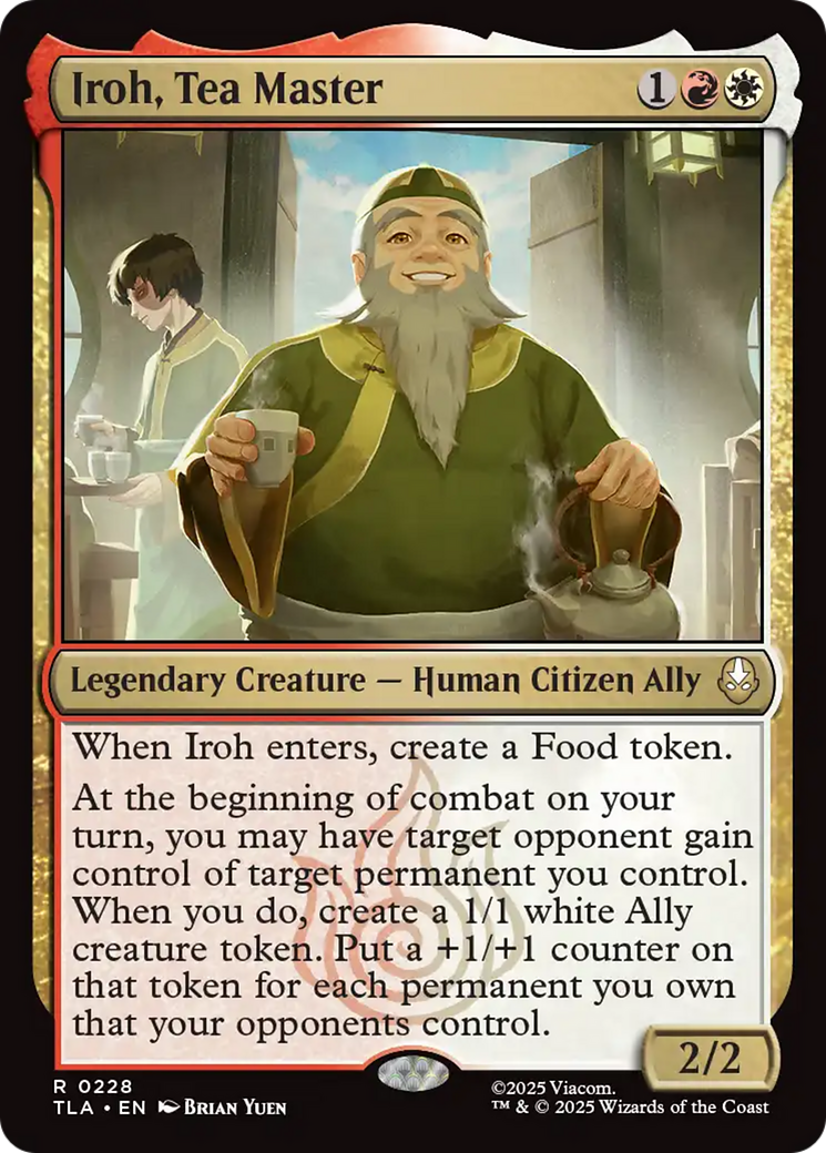 Iroh, Tea Master [Avatar: The Last Airbender] - Magic: The Gathering - Card Brawlers | Quebec | Canada |