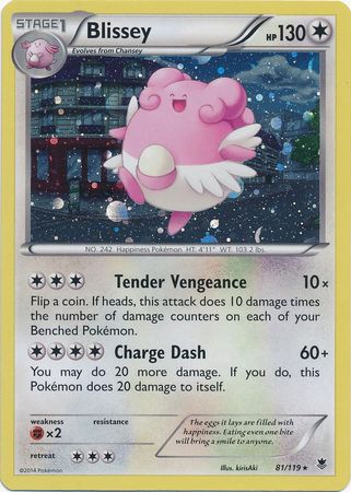 Blissey (81/119) (Cosmos Holo) [XY: Phantom Forces] - Pokémon - Card Brawlers | Quebec | Canada |