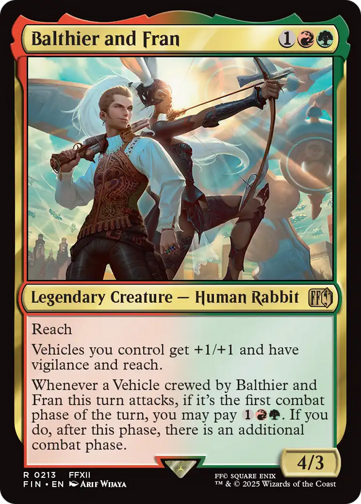 Balthier and Fran [FINAL FANTASY] - Magic: The Gathering - Card Brawlers | Quebec | Canada |