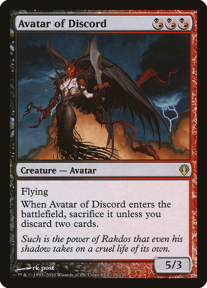 Avatar of Discord [Archenemy] - Magic: The Gathering - Card Brawlers | Quebec | Canada |