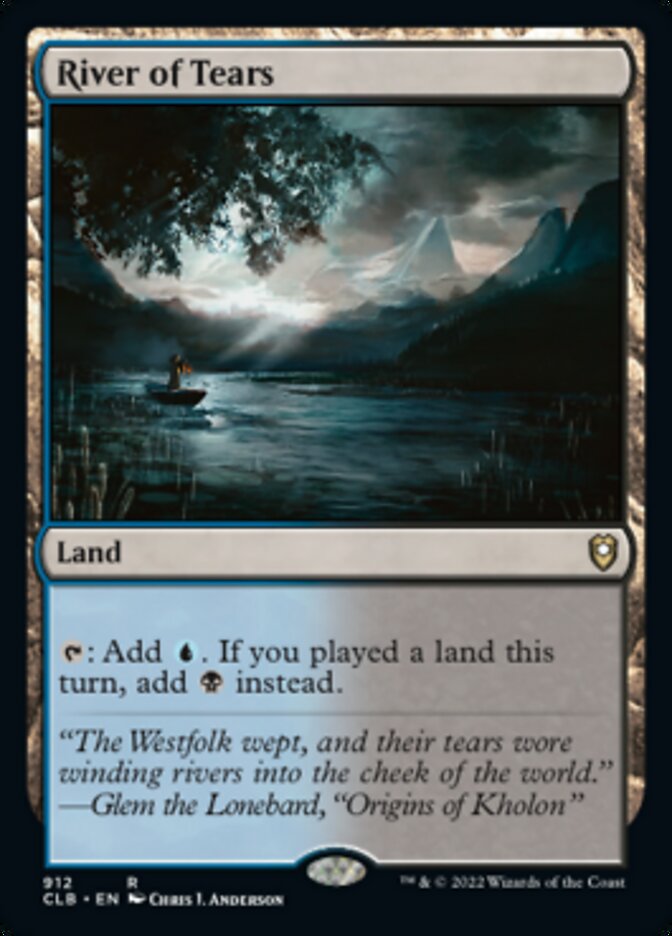 River of Tears [Commander Legends: Battle for Baldur's Gate] - Magic: The Gathering - Card Brawlers | Quebec | Canada |
