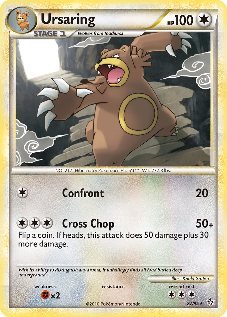 Ursaring (27/95) [HeartGold & SoulSilver: Unleashed] - Pokémon - Card Brawlers | Quebec | Canada |