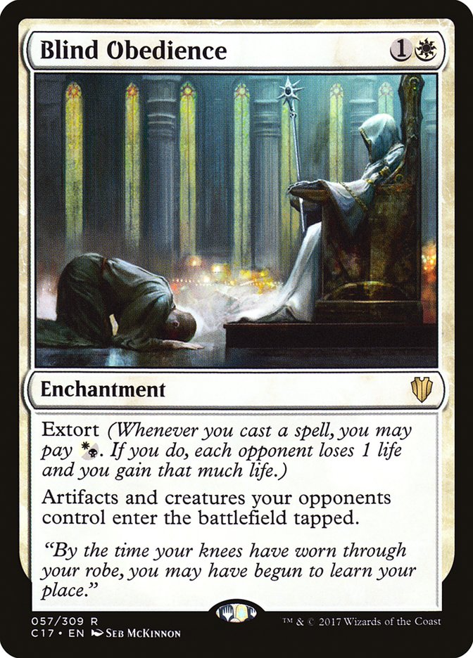 Blind Obedience [Commander 2017] - Magic: The Gathering - Card Brawlers | Quebec | Canada |