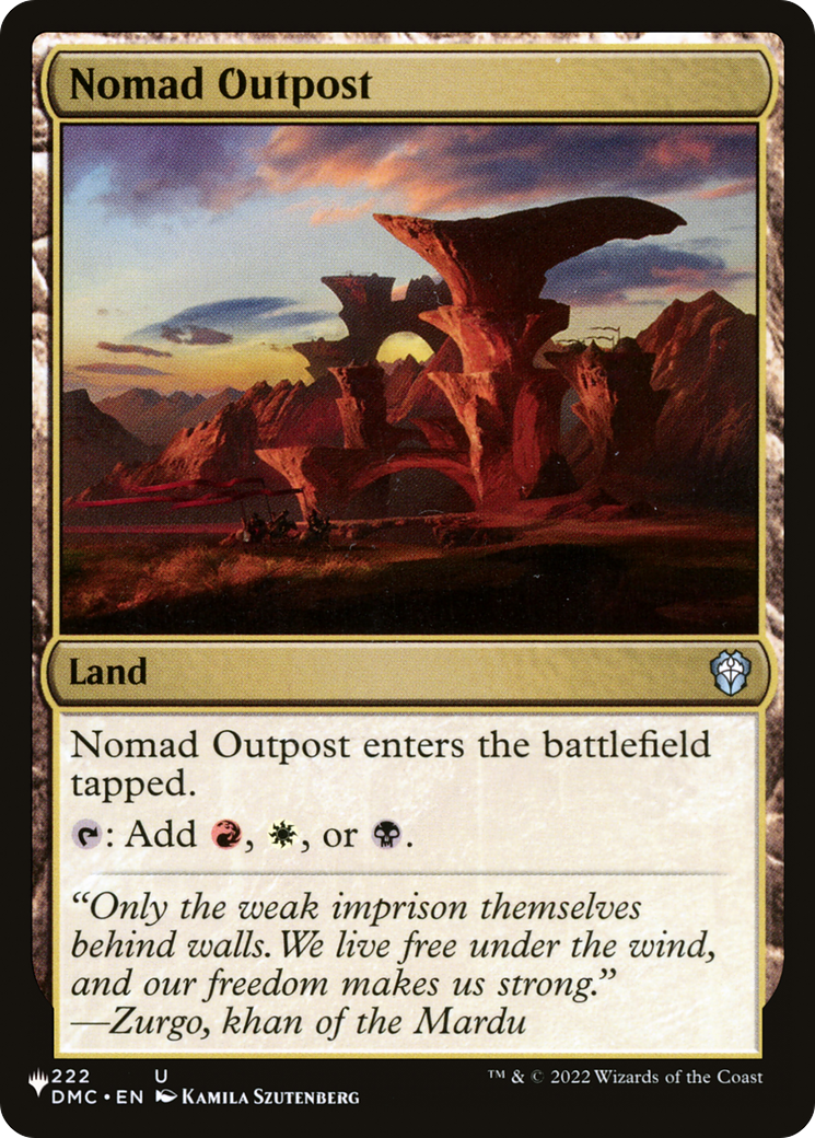 Nomad Outpost [The List] - Magic: The Gathering - Card Brawlers | Quebec | Canada |