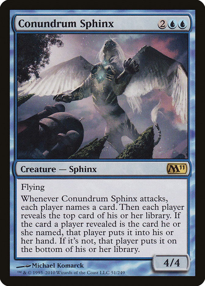 Conundrum Sphinx [Magic 2011] - Magic: The Gathering - Card Brawlers | Quebec | Canada |
