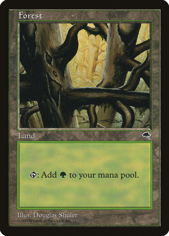 Forest (Black Signature) [Tempest] - Magic: The Gathering - Card Brawlers | Quebec | Canada |