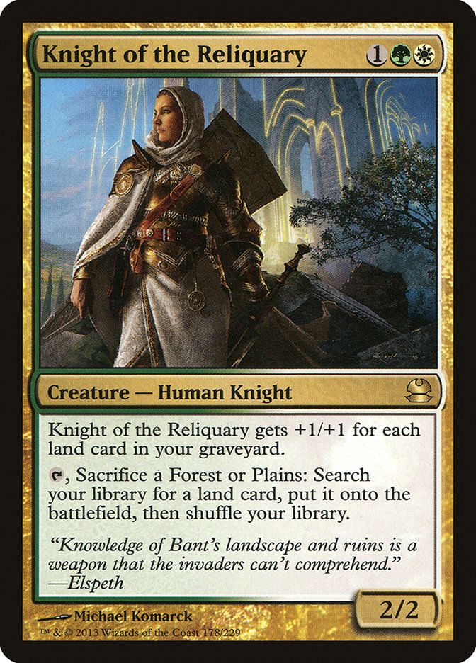 Knight of the Reliquary [Modern Masters] - Magic: The Gathering - Card Brawlers | Quebec | Canada |