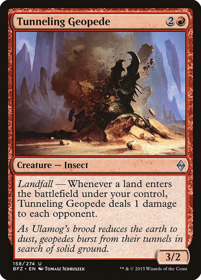 Tunneling Geopede [Battle for Zendikar] - Magic: The Gathering - Card Brawlers | Quebec | Canada |