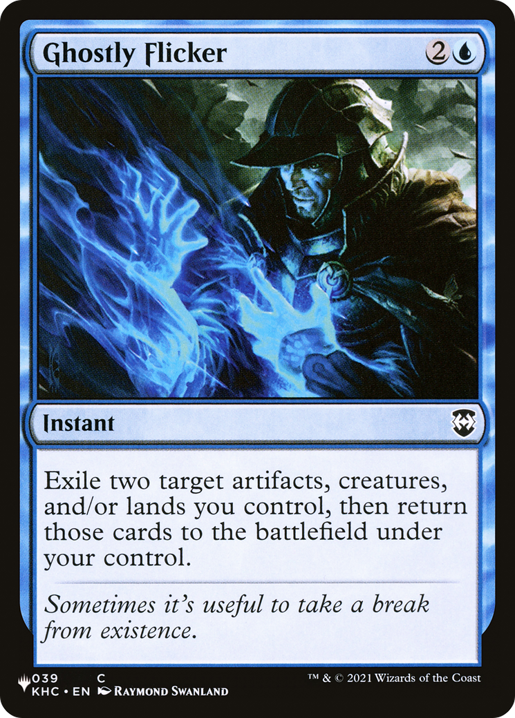 Ghostly Flicker [The List] - Magic: The Gathering - Card Brawlers | Quebec | Canada |