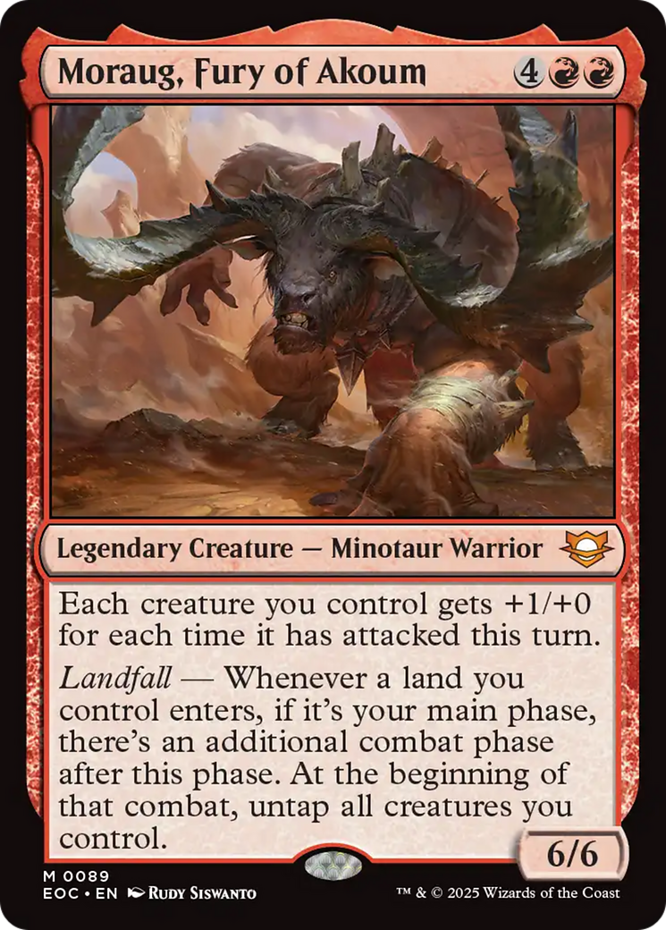 Moraug, Fury of Akoum [Edge of Eternities Commander] - Magic: The Gathering - Card Brawlers | Quebec | Canada |