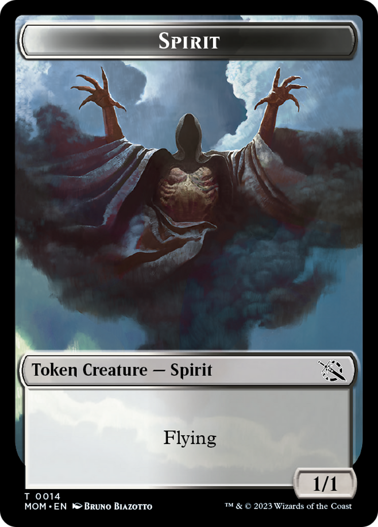 Treasure (21) // Spirit (14) Double-Sided Token [March of the Machine Tokens] - Magic: The Gathering - Card Brawlers | Quebec | Canada |