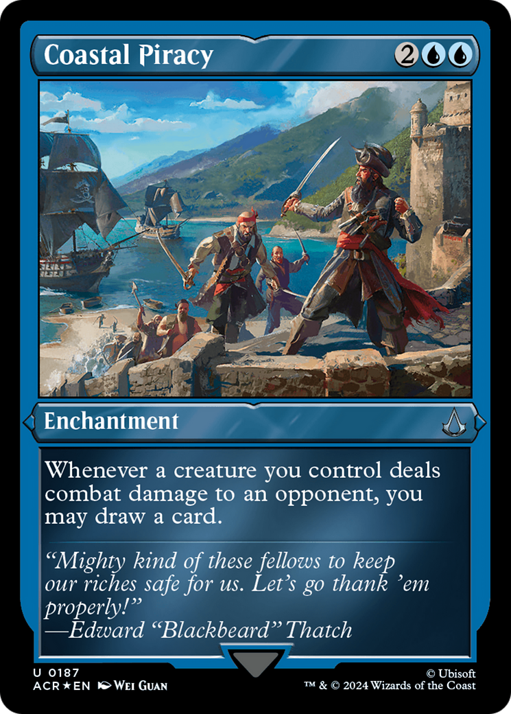 Coastal Piracy (Foil Etched) [Assassin's Creed] - Magic: The Gathering - Card Brawlers | Quebec | Canada |