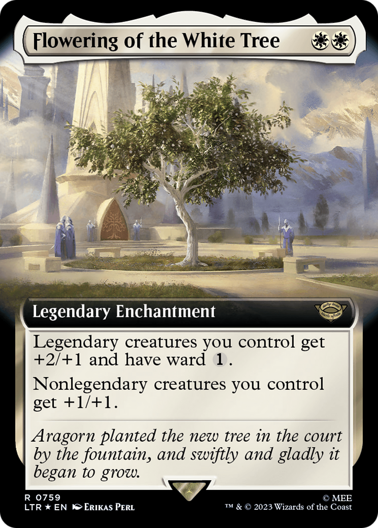 Flowering of the White Tree (Extended Art) (Surge Foil) [The Lord of the Rings: Tales of Middle-Earth] - Magic: The Gathering - Card Brawlers | Quebec | Canada |