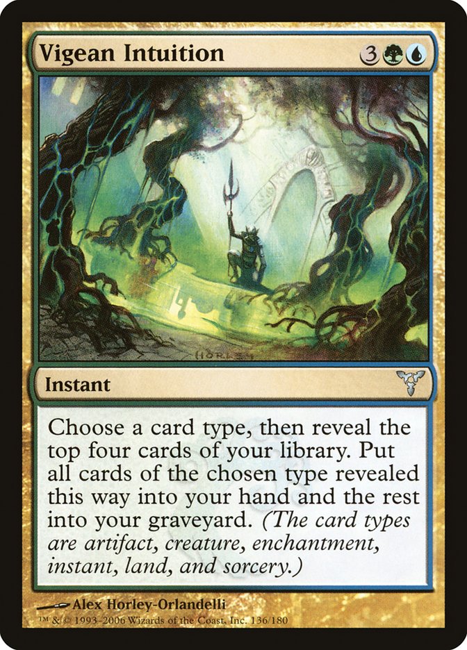 Vigean Intuition [Dissension] - Magic: The Gathering - Card Brawlers | Quebec | Canada |