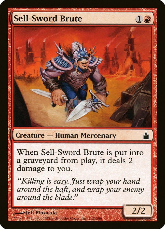 Sell-Sword Brute [Ravnica: City of Guilds] - Magic: The Gathering - Card Brawlers | Quebec | Canada |